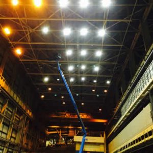 Automotive Press Shop LED Lighting upgrade